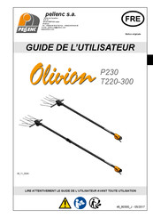 pellenc OLIVION P230 Guide De L'utilisateur