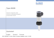 Burkert 8228 Mode D'emploi