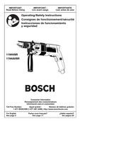 Bosch 1194AVSR Consignes De Fonctionnement/Sécurité