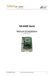 CADDX NX-848E Gen2 Manuel D'installation