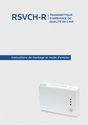 Sentera Controls RSVCH-R Instructions De Montage Et Mode D'emploi