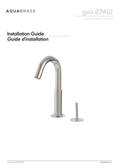 aquabrass geo 27412 Guide D'installation