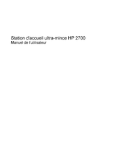 HP 2700 Manuel De L'utilisateur