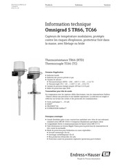 Endress+Hauser Omnigrad S TR66 Information Technique