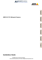 Axis Q1775 Guide D'installation