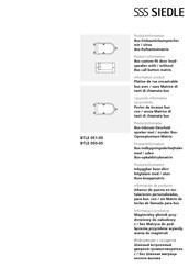 SSS Siedle BTLE 051-05 Information Produit