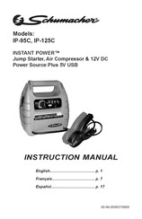 Schumacher Electric INSTANT POWER IP-125C Manuel D'instructions