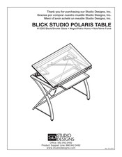 Studio Designs 13350 Instructions De Montage