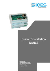 Sices DANCE Guide D'installation