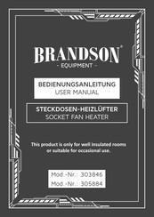 Brandson Equipment 305884 Mode D'emploi