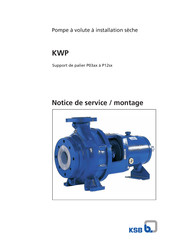 KSB P12sx Notice De Service / Montage
