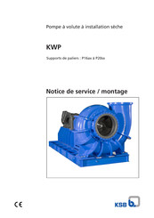 KSB P16ax Notice De Service / Montage