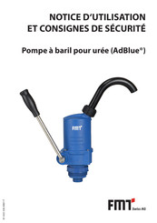 FMT AdBlue Notice D'utilisation