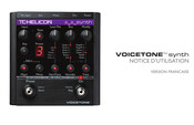 TC-Helicon VOICETONE synth Notice D'utilisation