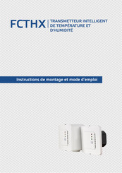 Sentera Controls FCTHX Instructions De Montage Et Mode D'emploi