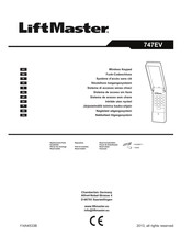 LiftMaster 747EV Mode D'emploi