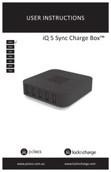 pclocs Lockncharge iQ 5 Sync Charge Box Mode D'emploi