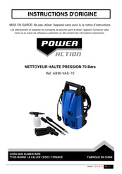 POWER ACTION ABW-VAE-70 Instructions D'origine