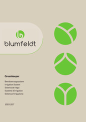 Blumfeldt Greenkeeper Mode D'emploi