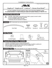AVS Bugflector II Instructions D'installation