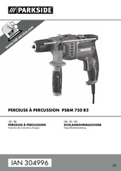 Parkside PSBM 750 B2 Traduction Des Instructions D'origine