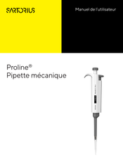 Sartorius Proline Manuel De L'utilisateur