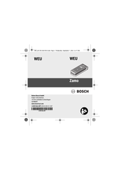 Bosch WEU Zamo 3 603 F72 6 Serie Notice Originale