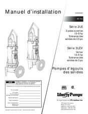 Liberty Pumps 2LE Serie Manuel D'installation