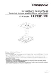 Panasonic ET-PKR100H Instructions De Montage
