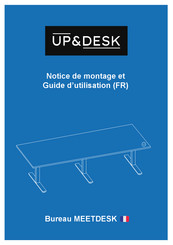 Updesk MEETDESK Notice De Montage Et Guide D'utilisation