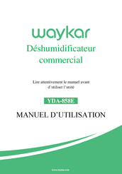 Waykar YDA-858E Manuel D'utilisation