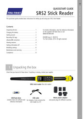 Tru-Test SRS2 Stick Reader Guide De Démarrage Rapide