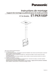 Panasonic ET-PKR100P Instructions De Montage