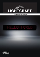 Lightcraft 10028036 Mode D'emploi
