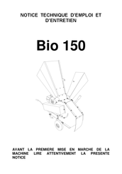 Caravaggi Bio 150 Notice D'emploi Et D'entretien