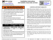 Horizon Global 76338 Instructions D'installation