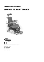 Invacare Tornado Manuel De Maintenance