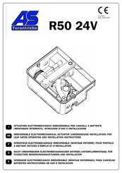 AS Torantriebe R50 24V Notice D'emploi Et D'installation