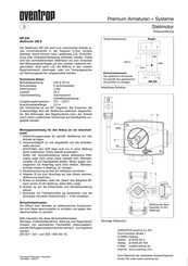 oventrop NR 230 Instructions D'installation