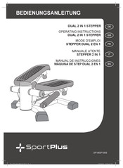 Sportplus SP-MSP-005 Mode D'emploi