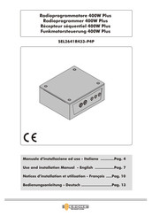 Erone SEL2641R433-P4P Notice D'installation Et Utilisation