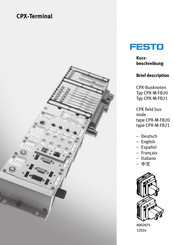 Festo CPX-M-FB20 Brève Description