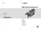 Bosch GBH 18V-40 C Professional Notice Originale