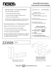 NEXERa 223505 Instructions D'assemblage
