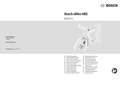 Bosch eBike ABS BAS3311 Notice D'utilisation D'origine