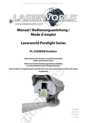 Laserworld PL-5500RGB Outdoor Mode D'emploi