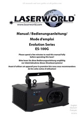 Laserworld ES-100G Mode D'emploi