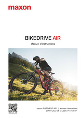 Maxon BIKEDRIVE AIR Manuel D'instructions