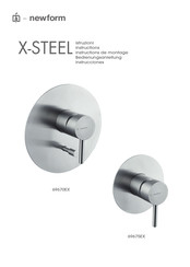 newform X-STEEL 69675EX Instructions De Montage