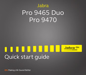 Jabra PRO 9465 Duo Guide Rapide